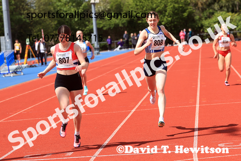 400 metres, 2026 North Eastern Track and Field Champs, Shildon, County Durham. Photo: David T. Hewitson/Sports for All Pics
